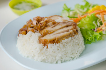 fried Chicken with rice