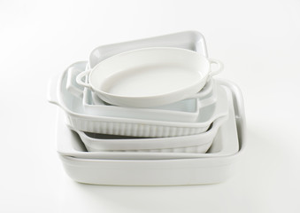 Variety of baking dishes
