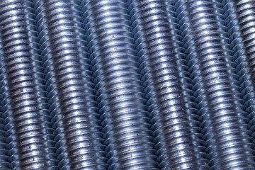 Set of screws as industrial background