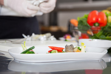 preparing food