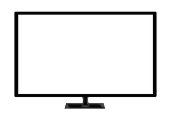 television set isolated on white background