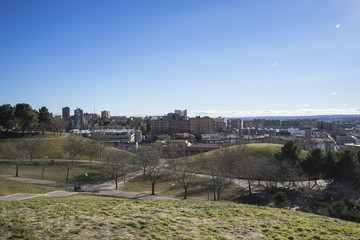 Spain, Madrid skyline, views from Tio Pio Park