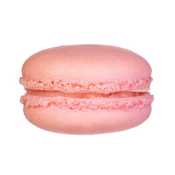 Macaroon isolated on white