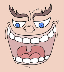 Crazy face