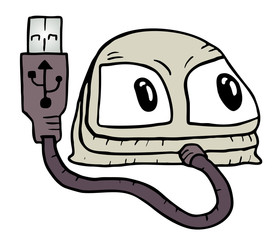 vintage computer mouse