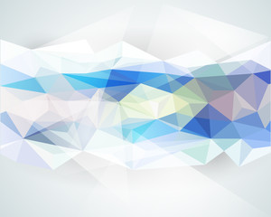 Abstract background with  polygonal design