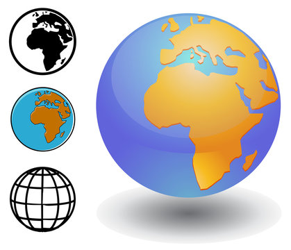 Various globe design image