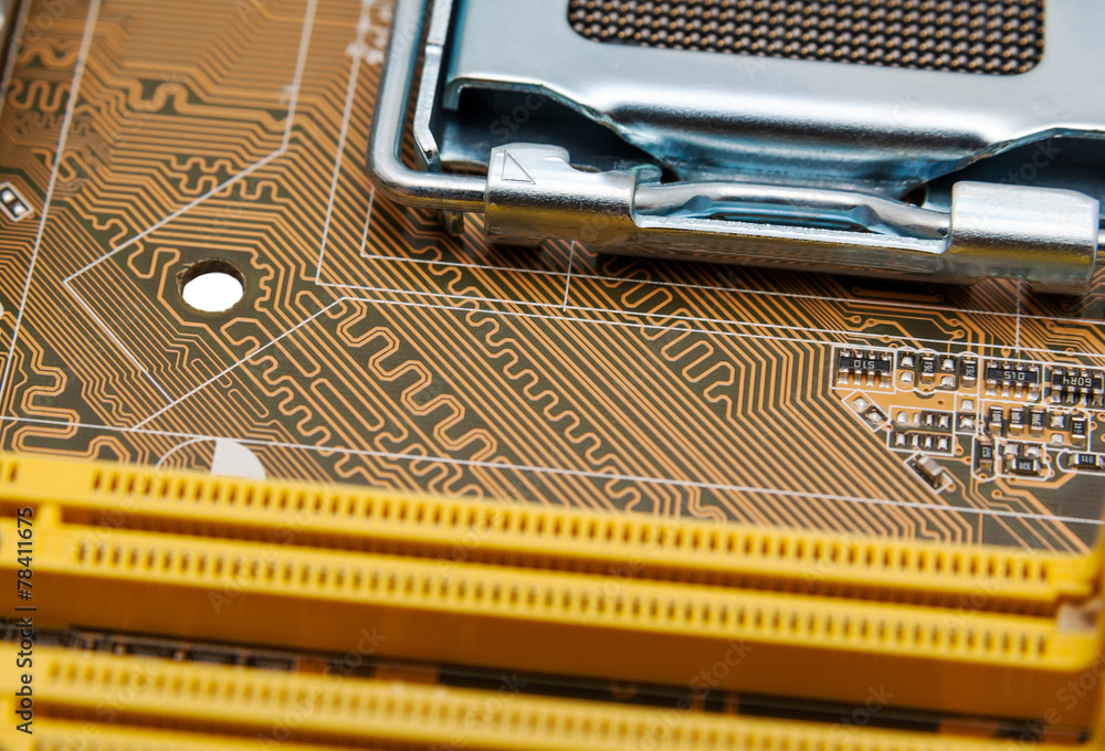 Poster electronic collection - computer circuit board