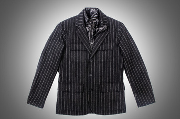 Male coat isolated on the white