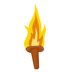 torch isolated illustration