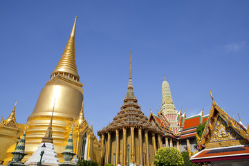 Fototapeta premium Wat Phra Kaew, Temple of the Emerald Buddha,Bangkok,Thailand