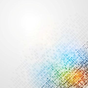 Colorful tech vector background