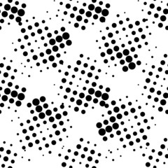 Seamless white and black pattern. vector