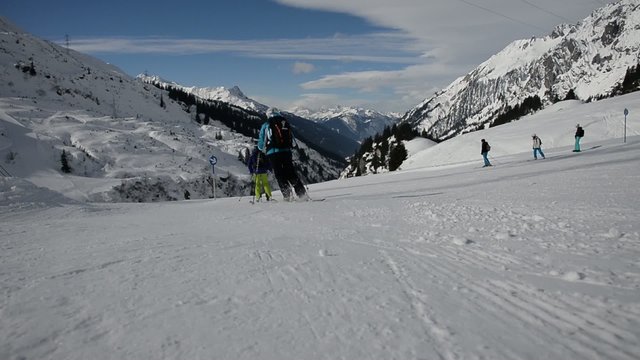Skifahrer