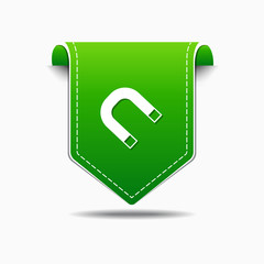 Magnet Green Vector Icon Design