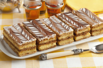 Moroccan mille feuille pastries