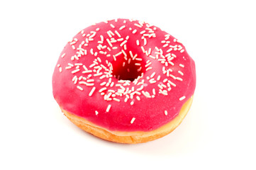 Donut isolated on white background