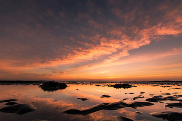 Mar&eacute;e Basse en baie de La Baule