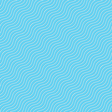 Seamless wave tile blue