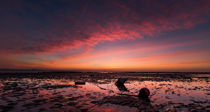 Mar&eacute;e Basse en baie de La Baule