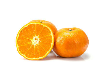 orange isolated on white background