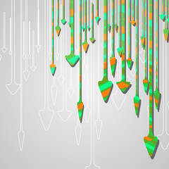 Arrow design background.