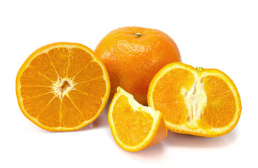 orange isolated on white background