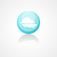 Cloud web icon