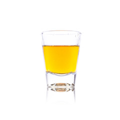 lean shot glass with alcohol drinking