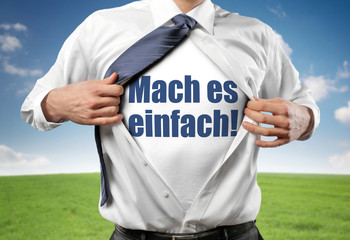 Mach es einfach!