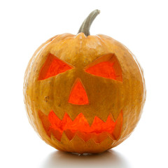 Halloween Pumpkin isolated on white background