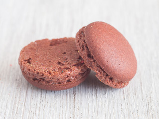  french colorful macarons