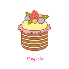 Cupcake vector
