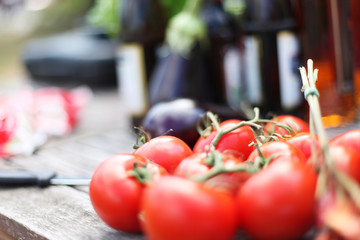 Nahaufnahme von Tomaten
