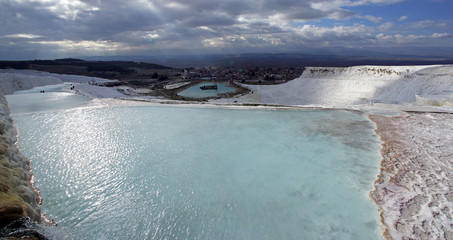 Pamukkale travertines