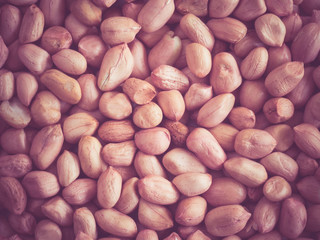Peanuts peeled with filter effect retro vintage style