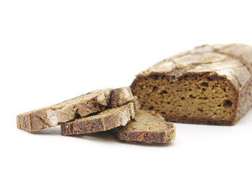 Rye homemade cut bread