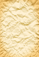 Blank crumpled paper background