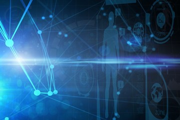 Composite image of fitness interface
