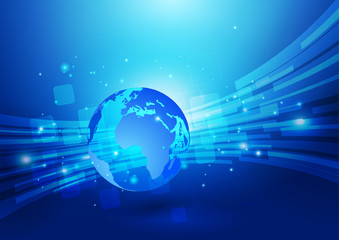 Abstract Technology Background