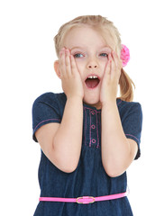 The frightened little girl mail.