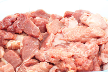 Fresh Meat on isolated background