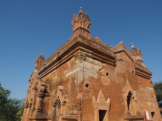 Obraz premium Pagoda budista en Bagan (Myanmar)