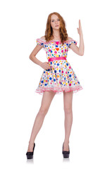 Fototapeta premium Woman in fashion clothing concept