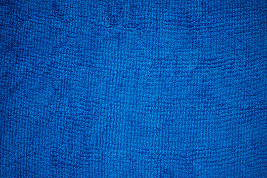 Blue canvas fabric background