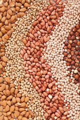 Dry fuits background