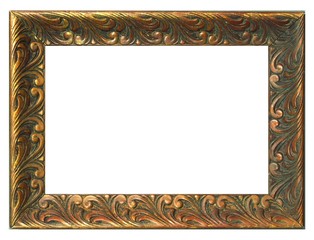 Fotorahmen mit goldenem Dekor