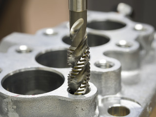 operator machining automotive parts