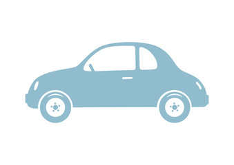 Car vector icon on white background
