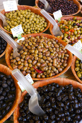 olives, market in Nyons, Rhone-Alpes, France